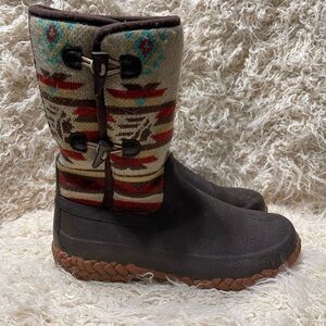 Lacrosse Myrick Navajo Boots - Brown & Multicolor